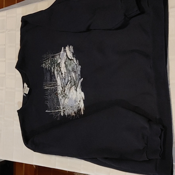 Northern Reflections Navy Sweatshirt Size Large - Picture 4 of 12
